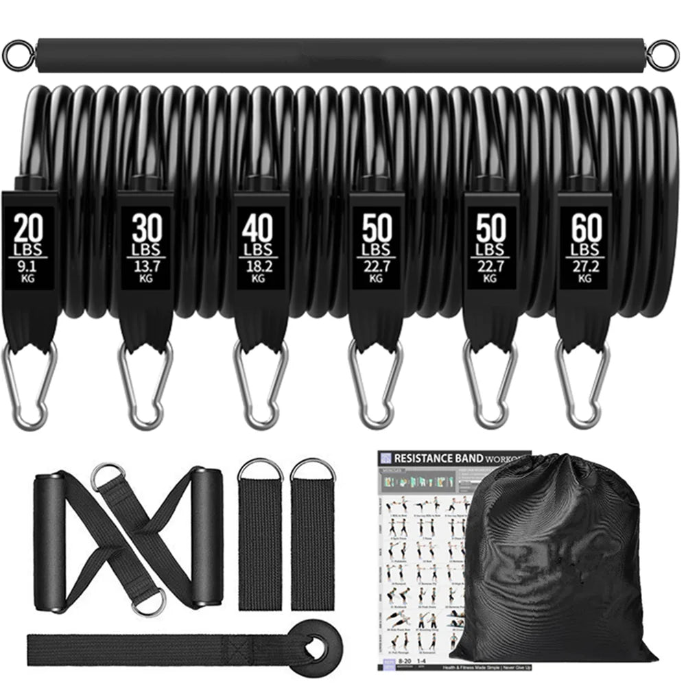 Workout Resistance Bar Set