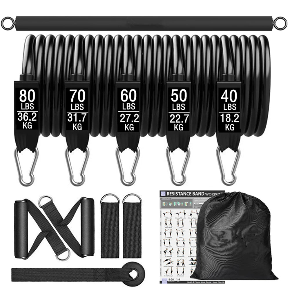 Workout Resistance Bar Set