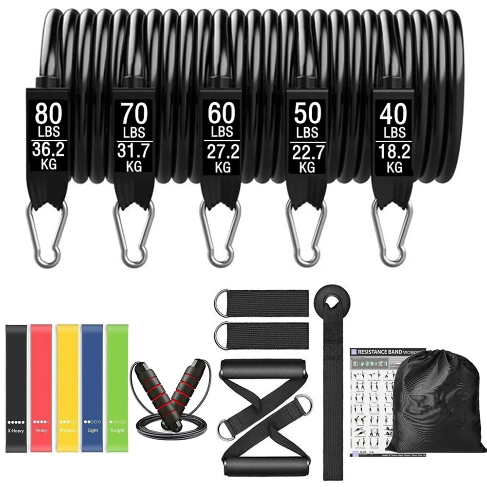 Workout Resistance Bar Set