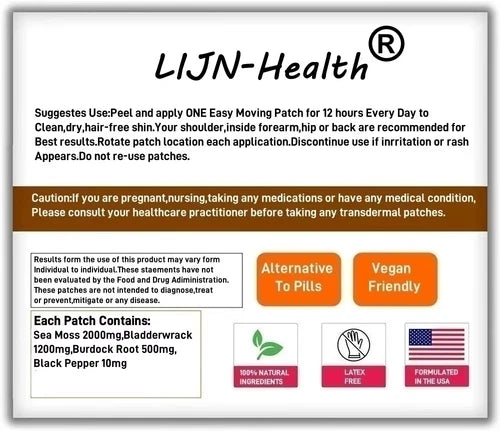 LIJN-Health product packaging with text and branding elements.